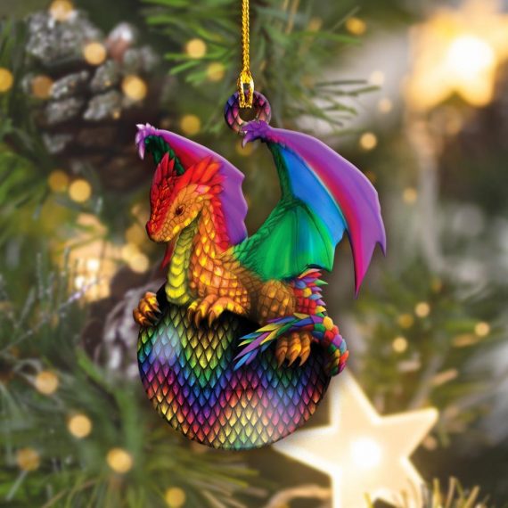 Dragon Lgbt Shape Ornament