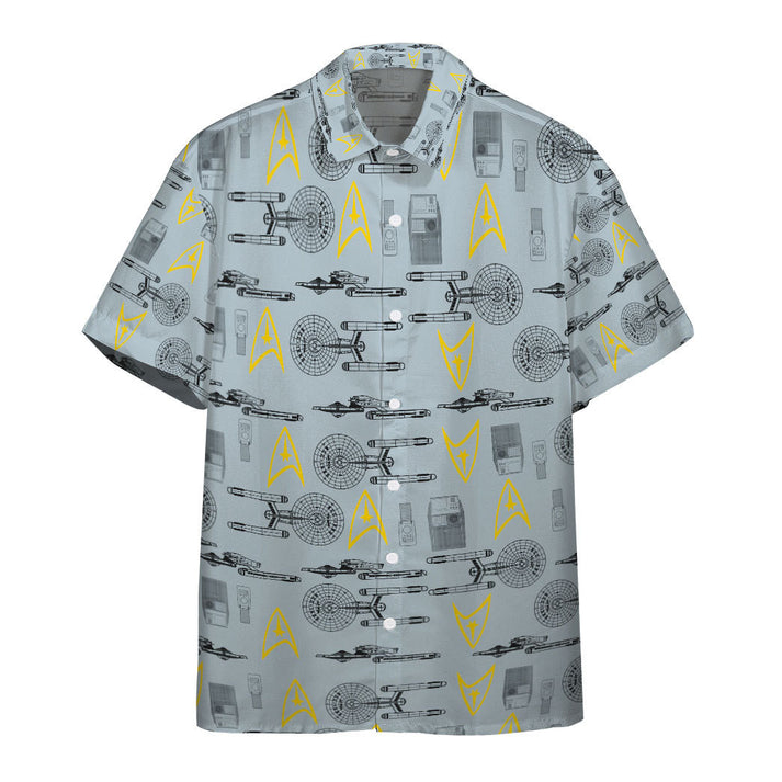 3D S.T Shipyards Gray Custom Hawaiian Shirt, Summer Aloha Shirt, Summer Gift For Him