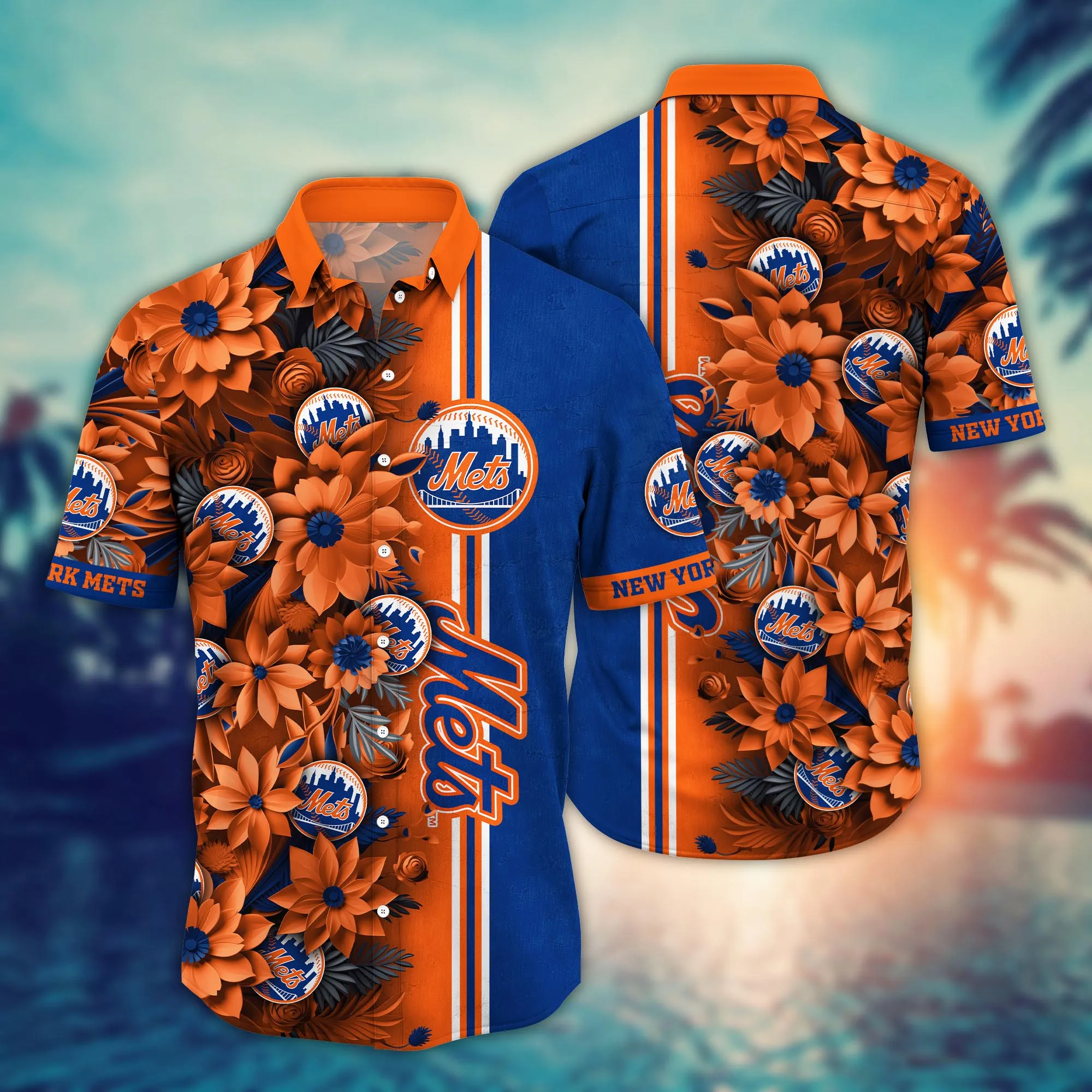 New York Mets Mlb Hawaiian Shirt Custom Dry Season Aloha Shirt