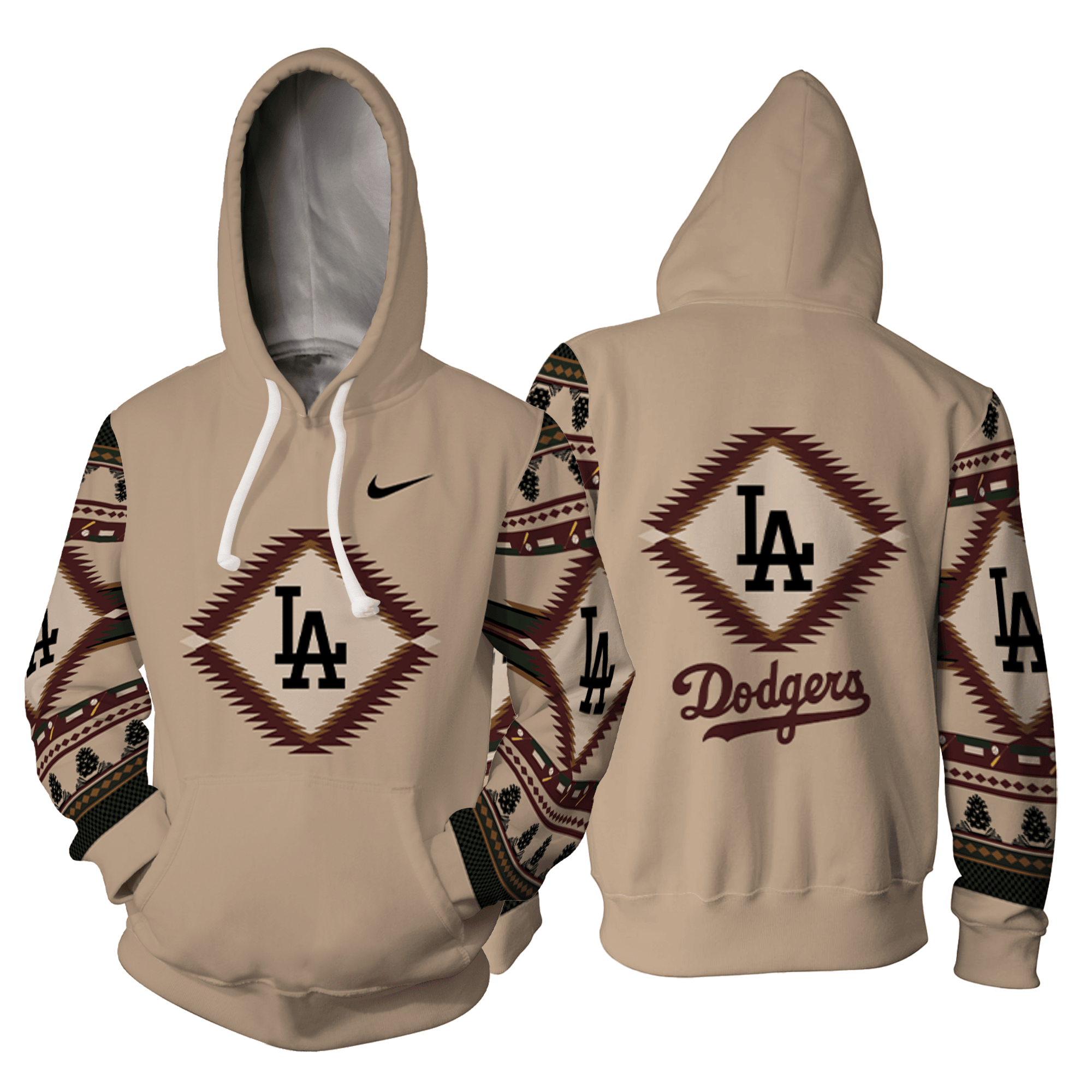 Los Angeles Dodgers Native American Heritage For Fans Limited Hoodie – Zip Hoodie 3D Aop Shirt