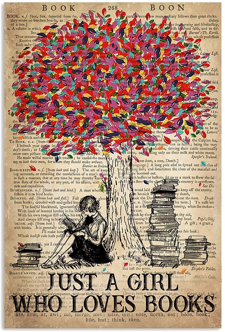 Rosyyshop Just A Girl Who Loves Book &hellip;