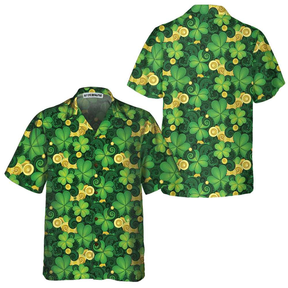 Saint Patrick’S Day Hawaiian Shirt, St. Patricks Day Shirt, Cool St Patrick’S Day Gift