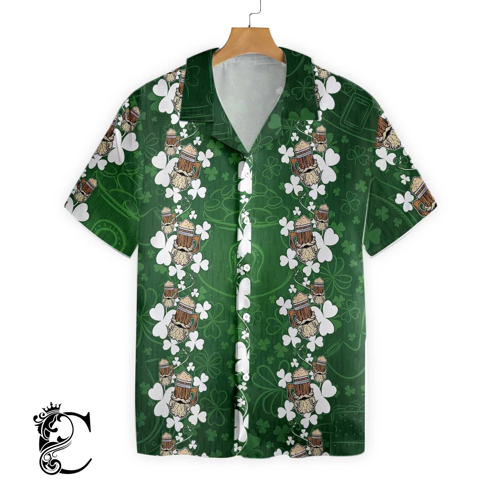 Beard Beer Shamrock Happy Saint Patr …