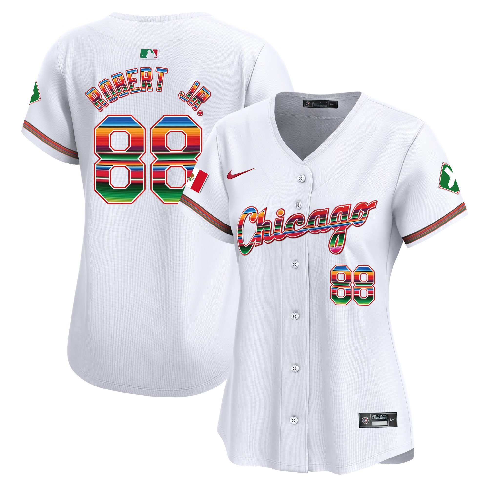 Women’S Chicago White Sox Mexico Vapor Premier Limited Jersey V3 – All Stitched