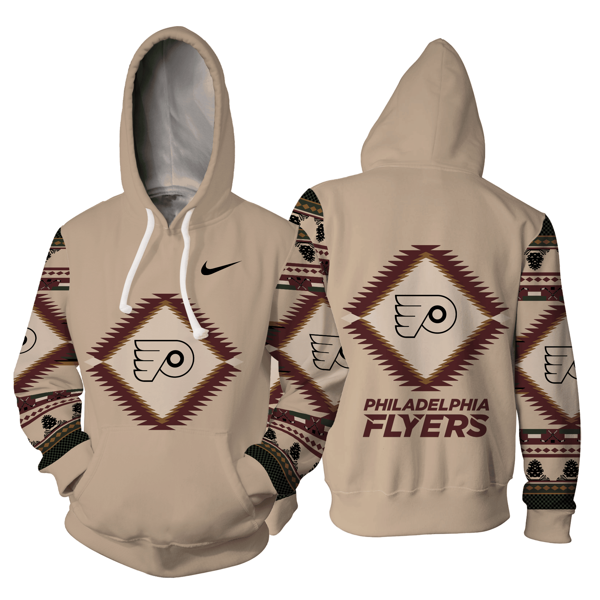 Philadelphia Flyers X Native American Heritage New Edition Hoodie – Zip Hoodie 3D Aop Shirt