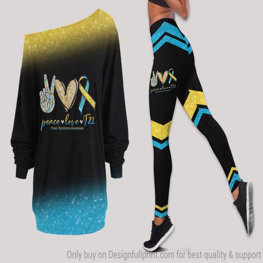 Down Syndrome Awareness Off Shoulder &hellip;