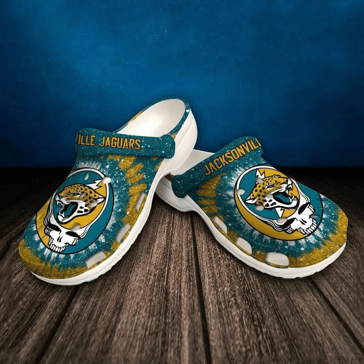 Jacksonville Jaguars Turquoise Yellow Crocss Clogs Ver131