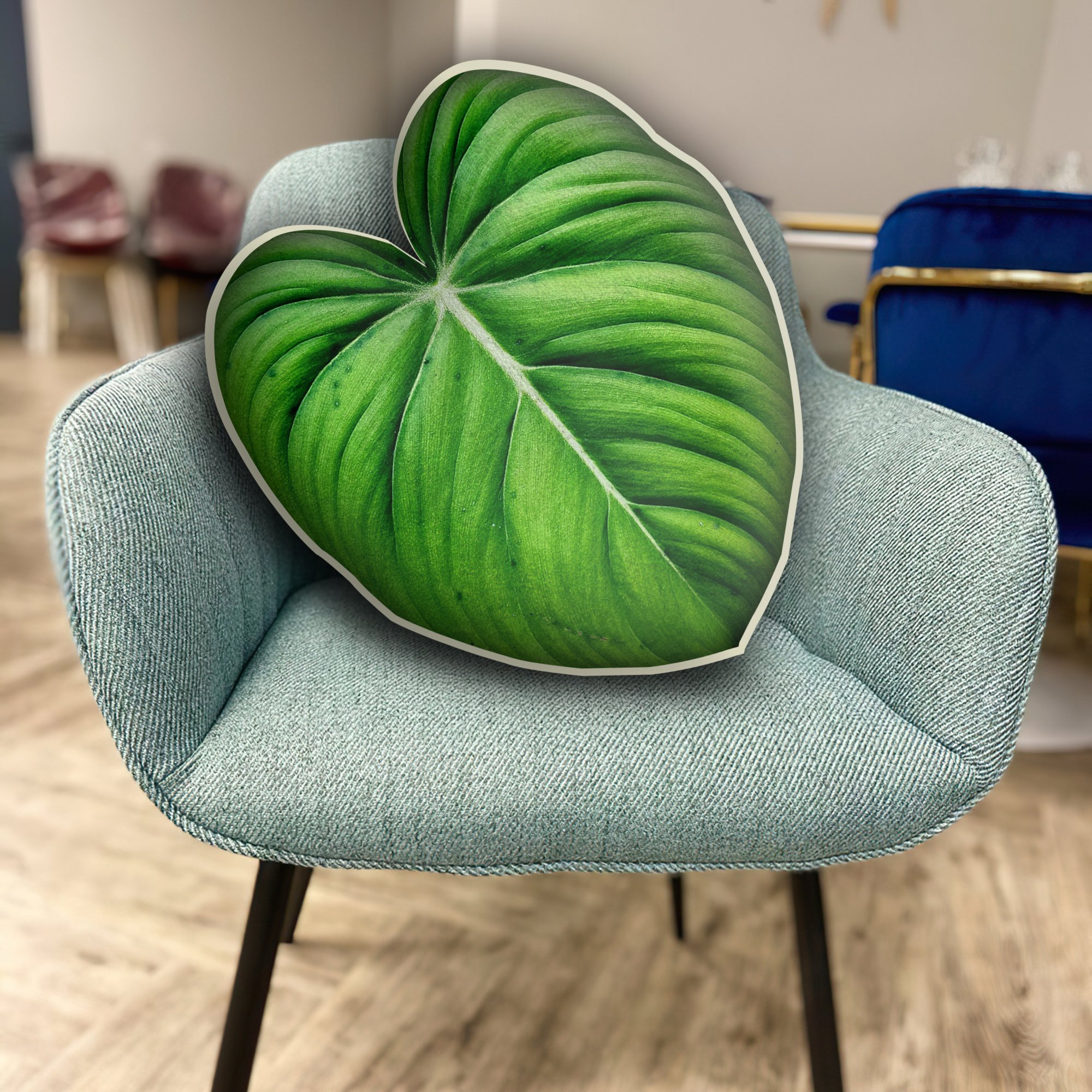 Philodendron Pastazanum Leaf Pillow  &hellip;
