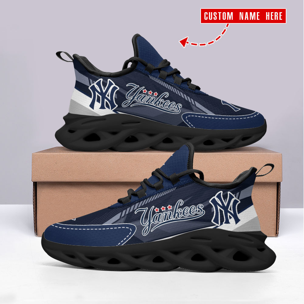 New York Yankees Personalized Clunky Sneaker Max Soul Shoes Ver 30