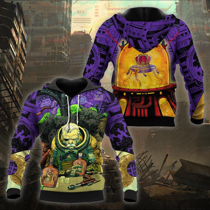 The Old Man Of Fear Agent Drink Crown Royal Hoodie & Zip Hoodie