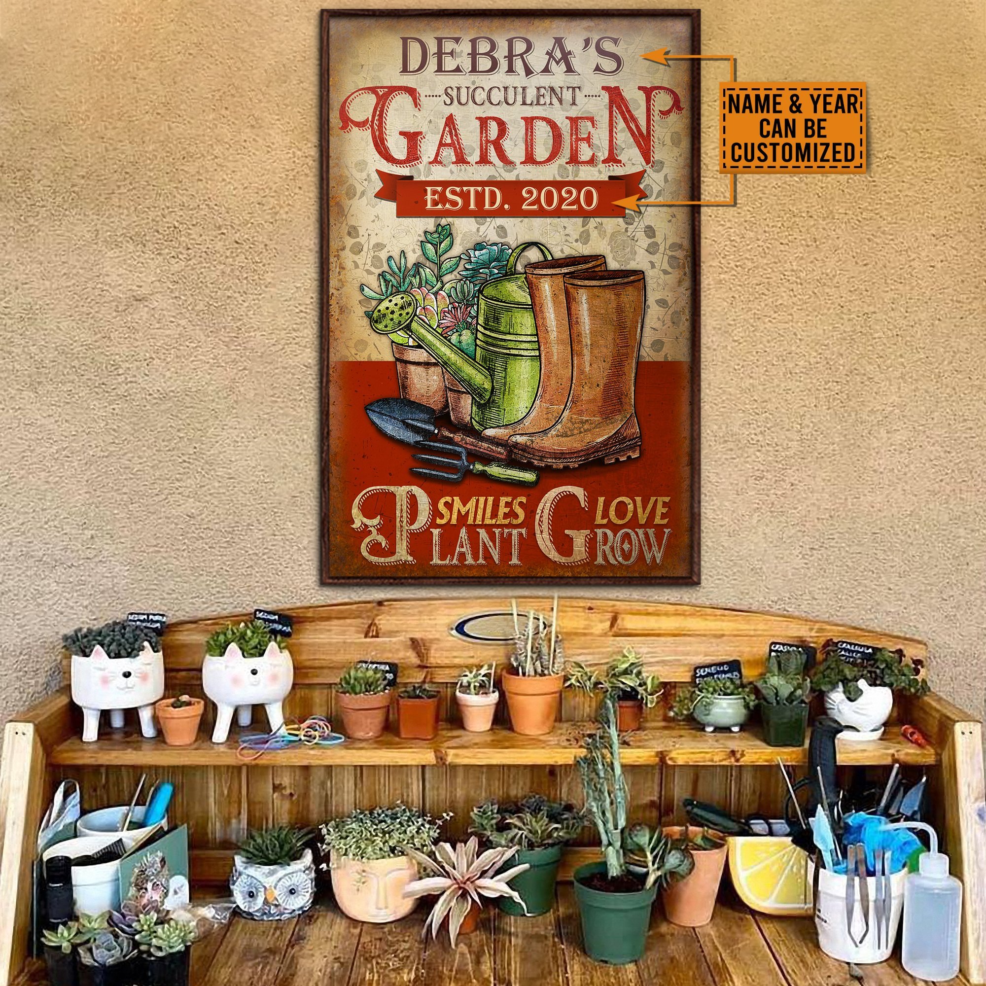 Personalized Succulent Plant Smiles  &hellip;