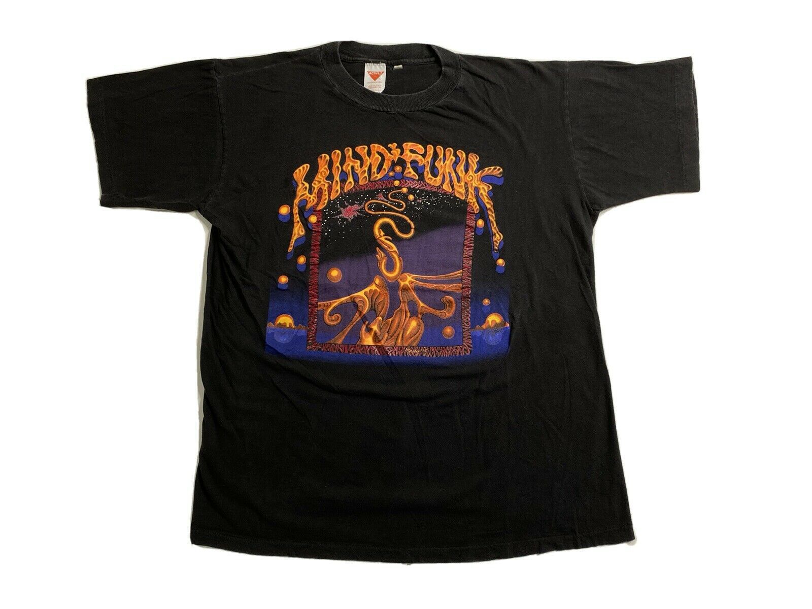 Vintage 90S Mindfunk Band Tour Concert Shirt Grunge Rock Punk