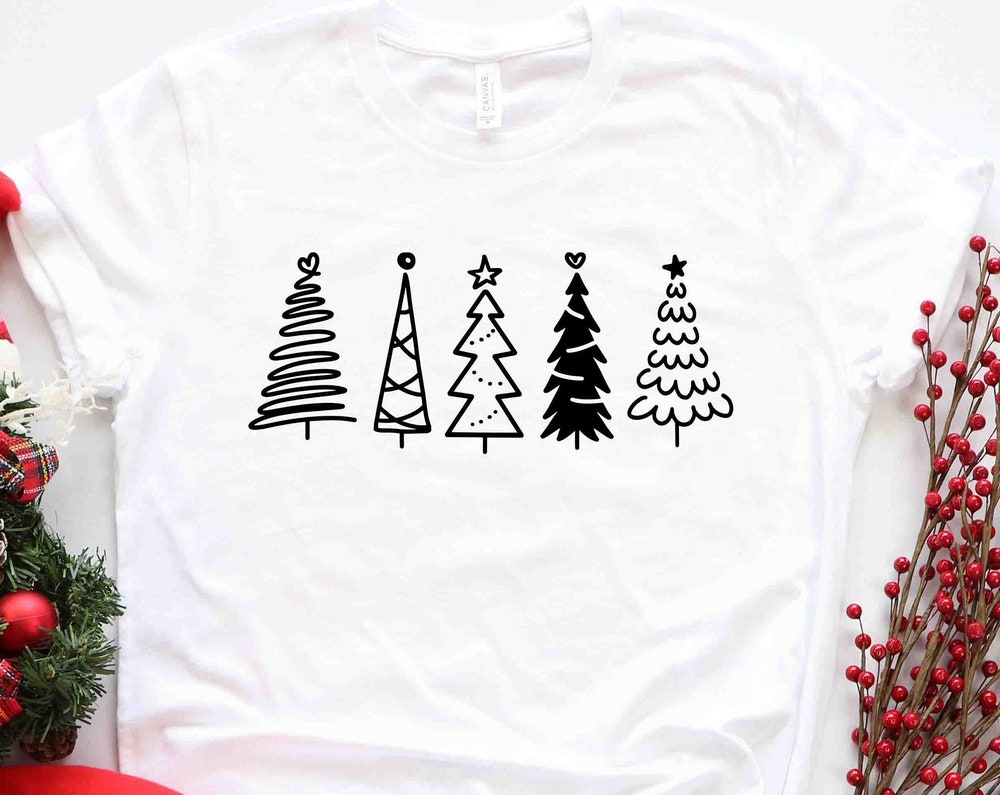 Christmas Tree Shirts, Plaid Christmas Tree Shirt, Christmas Tee, Cute Christmas Shirts, Holiday Shirt, Womens Winter Christmas Sweatshirt