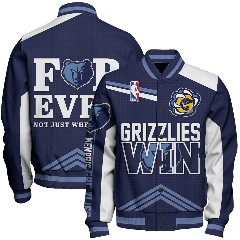 Memphis Grizzlies National Basketball Association AOP Varsity Jacket STM Ver 06