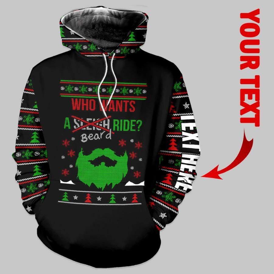 Who Wants A Beard Ride Ugly Sweater  &hellip;