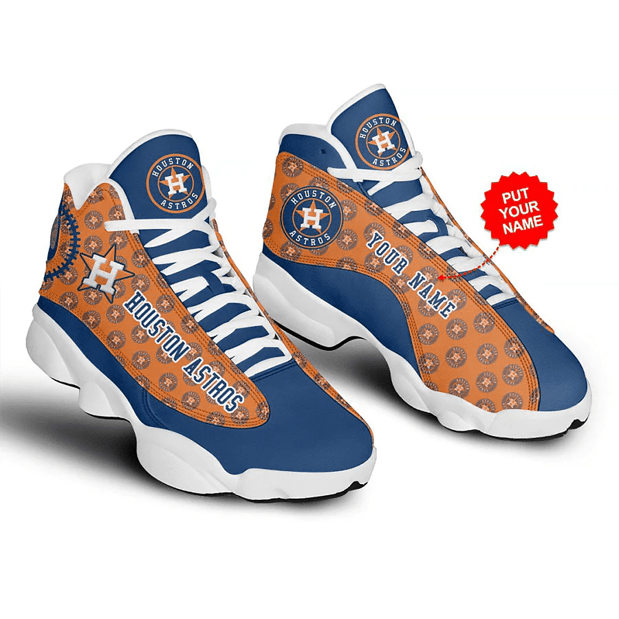 Custom Name Shoes Houston Astros Air Jordan 13 Shoes JD13 V918