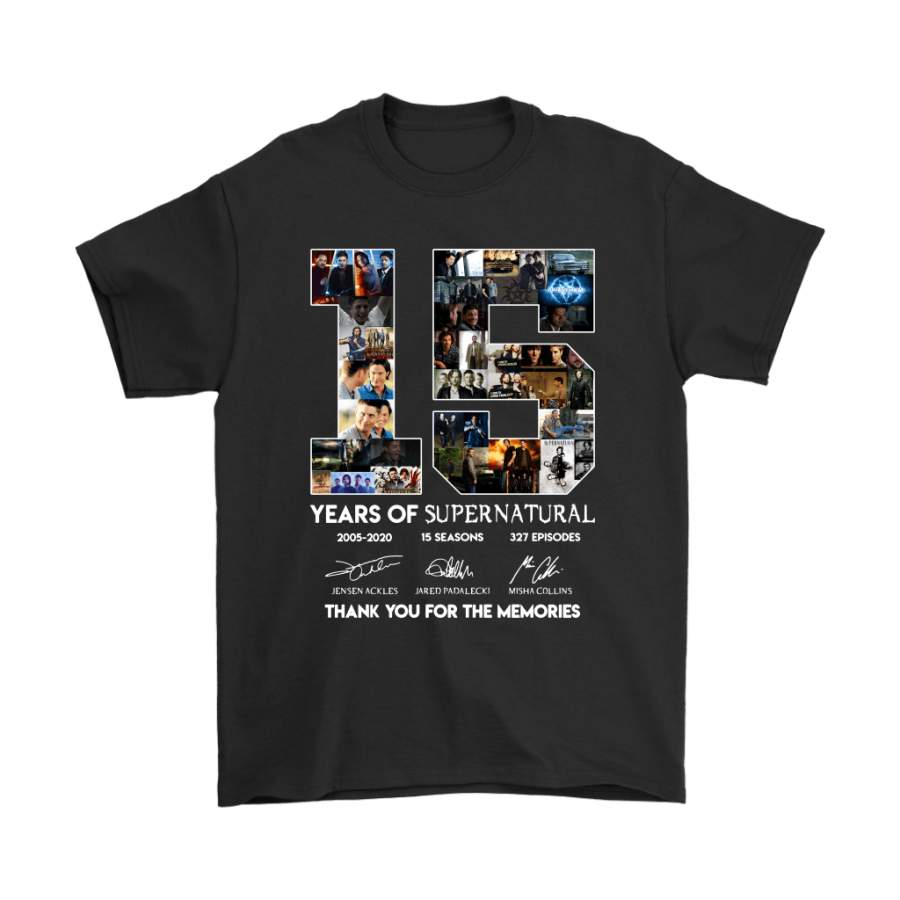 15 Years Of Supernatural Thank You For The Memories Shirts