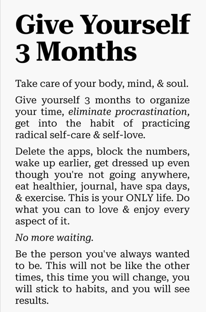3 Months Self Improvement Ideas 0502 &hellip;