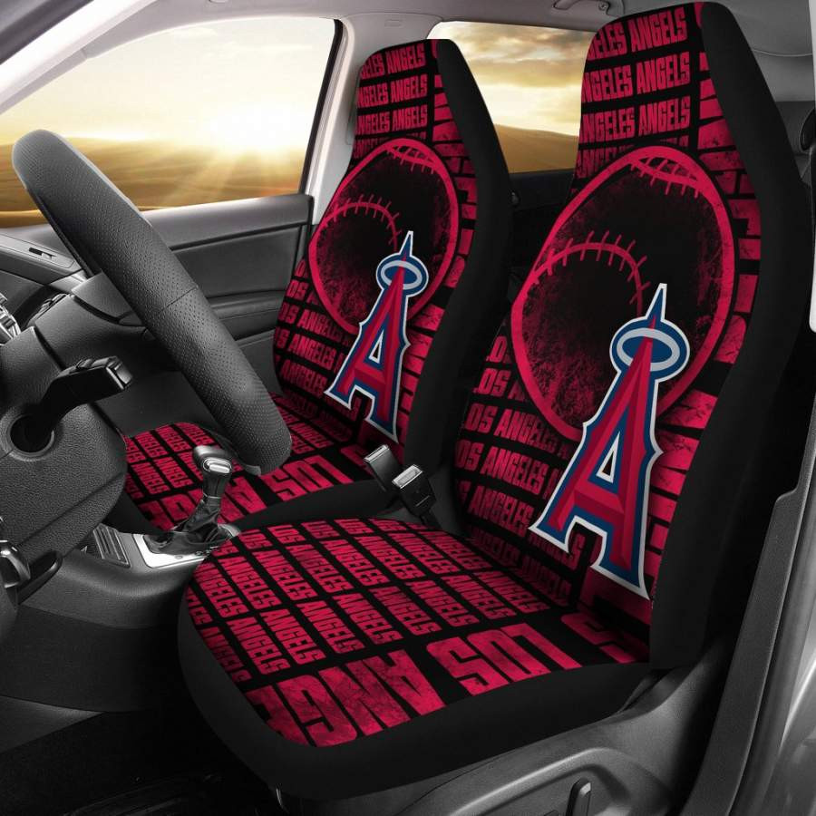 Gorgeous The Victory Los Angeles Angels Car Seat Covers CSC8801