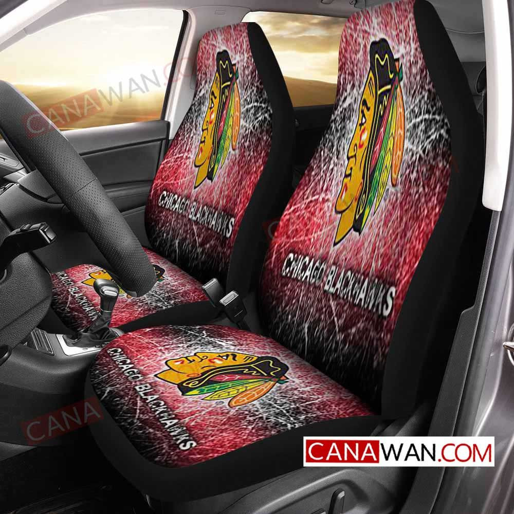 Chicago Blackhawks Car Seat Cover Set CSC2755