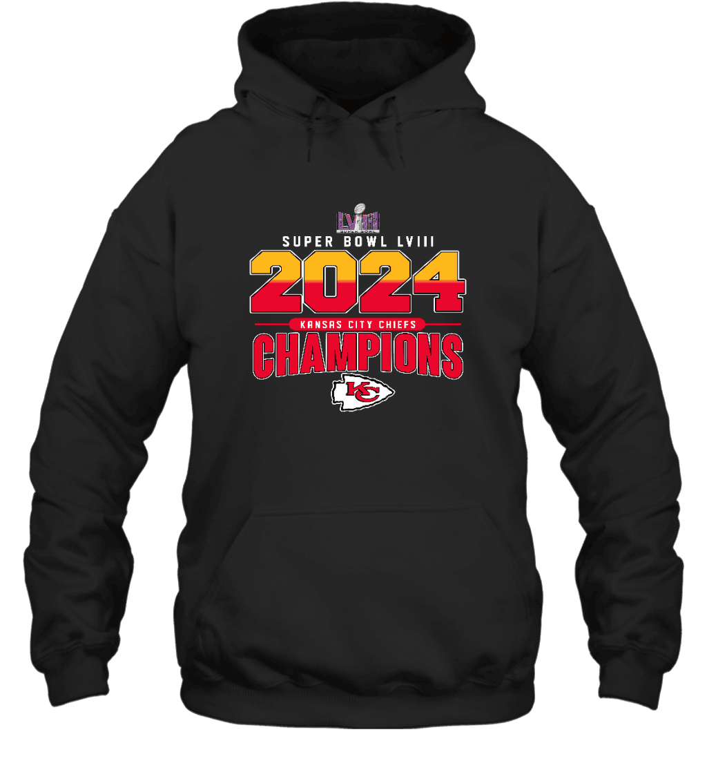 Kansas City Chiefs LVIII Champs Trending Design Unisex 2D Hoodie