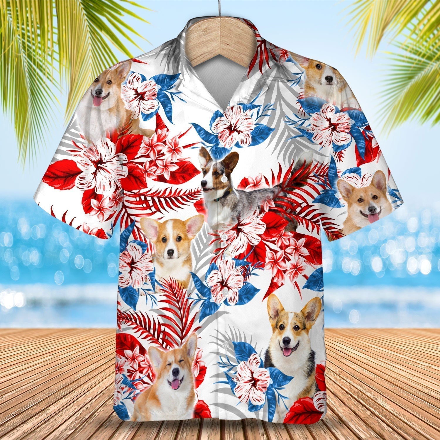 Welsh Corgi Hawaiian Shirt – Gift For Summer, Summer Aloha Shirt, Hawaiian Shirt For Men And Women