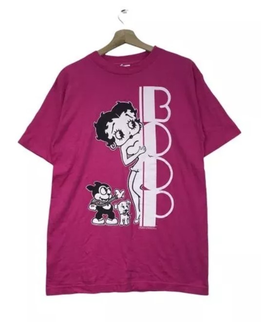 Vintage 1989 Betty Boop Talkartoon Cartoon Shirt Outfit