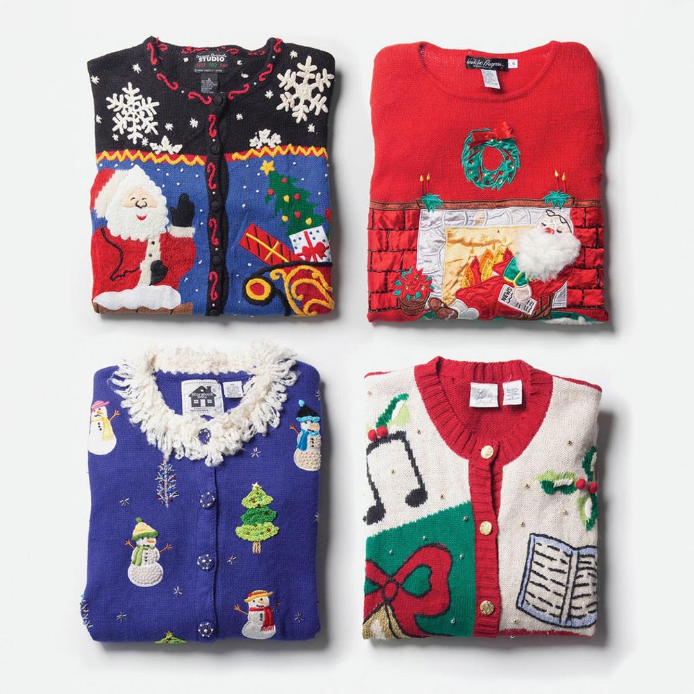 Mystery Vintage Ugly Christmas Sweater Teeblend Nanimate