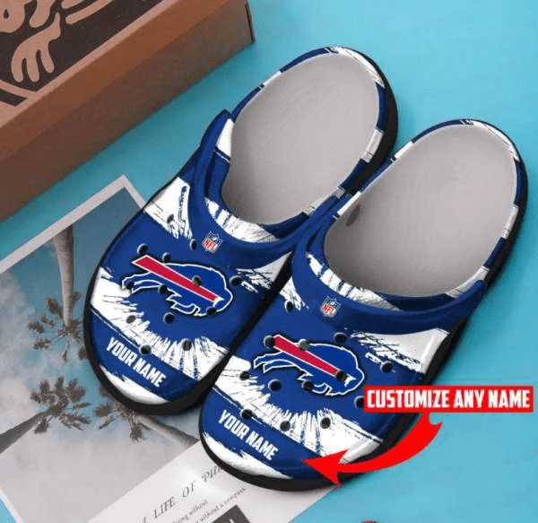 Buffalo Bills Custom Name Custom Name Crocss Clog Comfortable Shoes Ver631