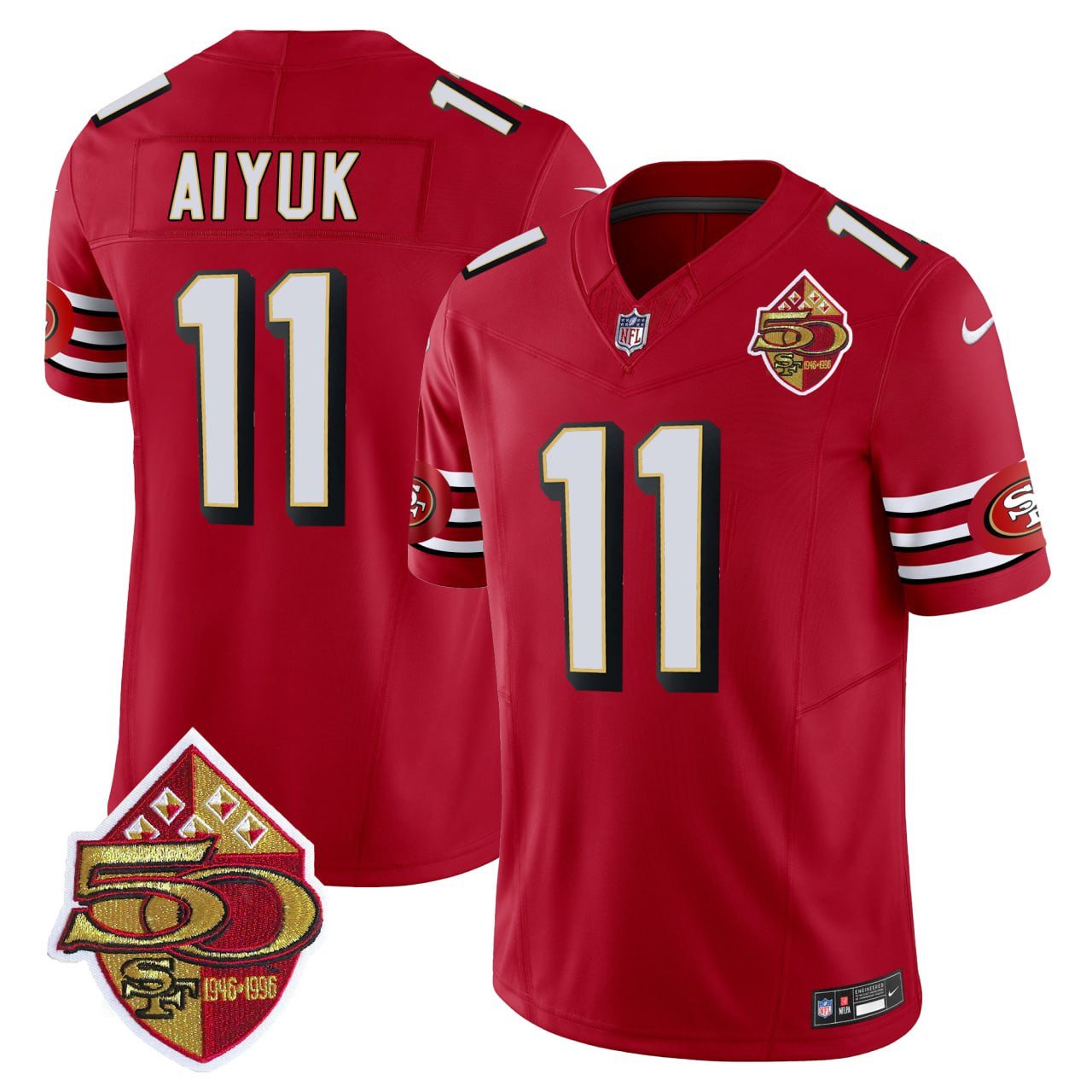 Brandon Aiyuk #11 San Francisco 49Ers Jersey – All Stitched