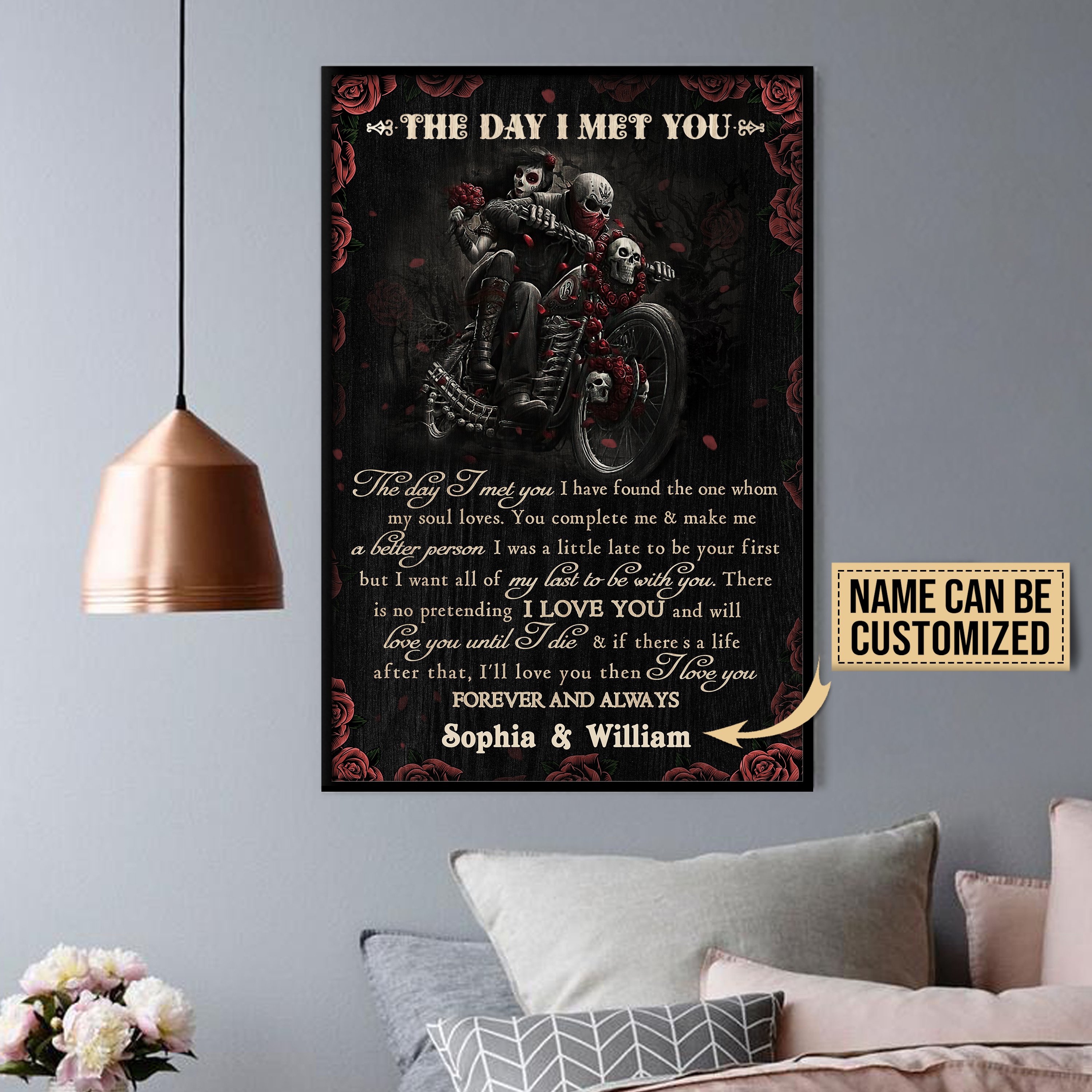 Personalized Motor Rose The Day I Me …