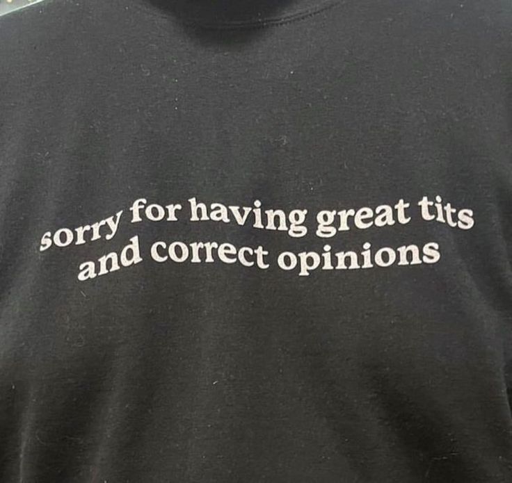 Sorry for Having Great Tis and Corre &hellip;