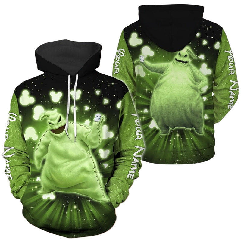 Personalized Oogie Boogie Green Hoodie & Zip Hoodie