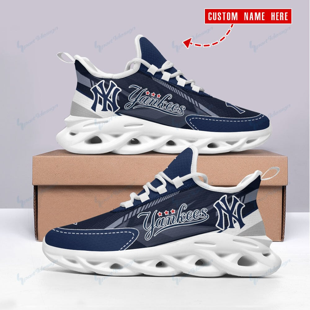 New York Yankees Personalized Clunky Sneaker Max Soul Shoes Ver 20