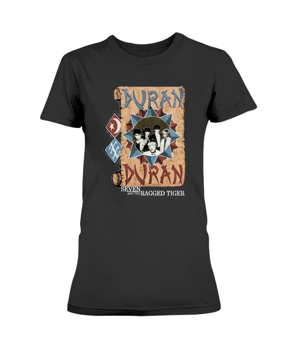 Vintage 80S Duran Duran Shirt Small Seven And The Ragged Tiger Ladies T Shirt 210928