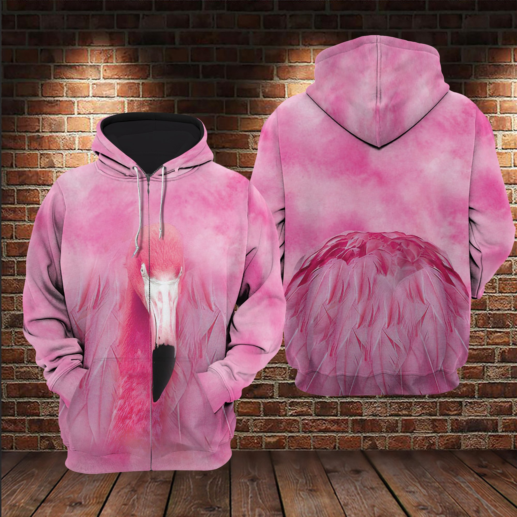 Lovely Flamingo Animal 3D All Over For Flamingo Lover