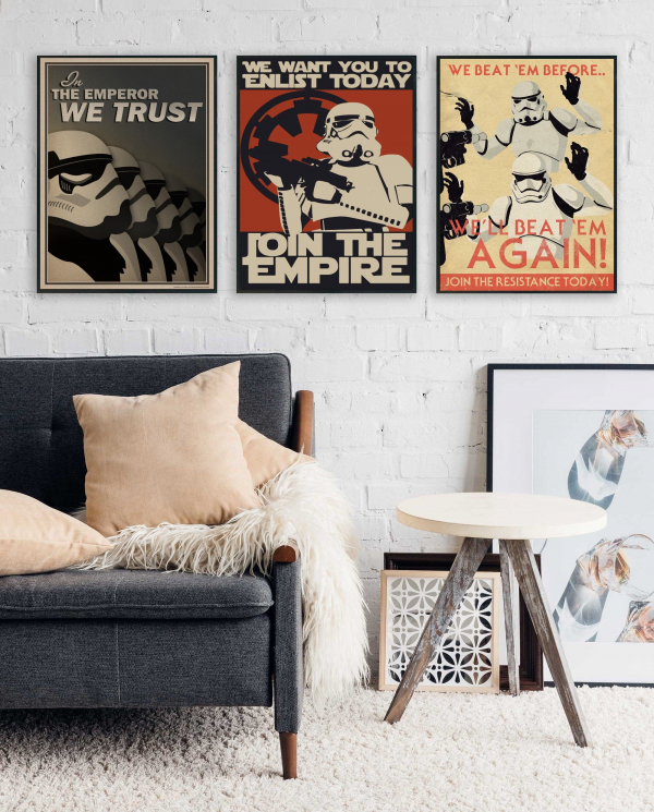 Star Wars Propaganda Poster Movie Poster Art Home Decor Bedroom Poster Wall Art Film Print Classic Movie Man Cave Poster Gift Ideas Christmas Halloween Decoration Poster Or Canvas Hg Bespoketshirt