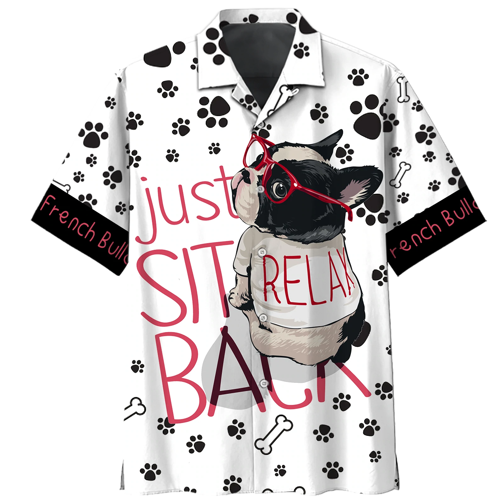 French Bulldog Hawaiian Shirt For Men, Women, Summer Gift For Dog Lovers