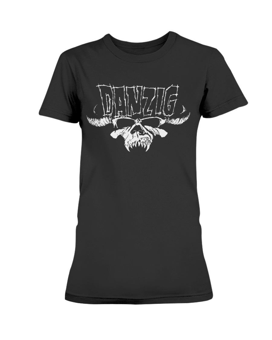 Rare Design Vintage Band Heavy Metal Danzig T Shirt 2000S Ladies T Shirt 082321