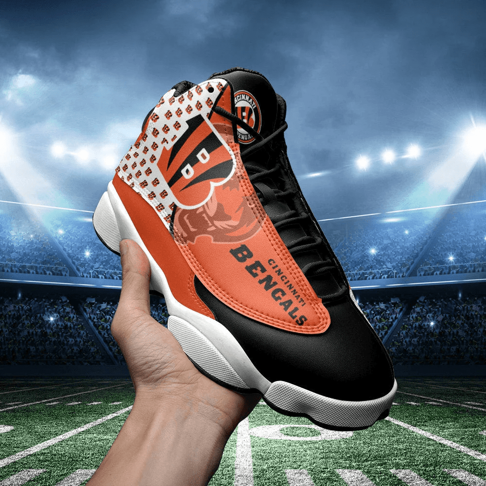 Unique Cincinnati Bengals shoes Air Jordan 13 Shoes American Football Fan Gift JD13 V922