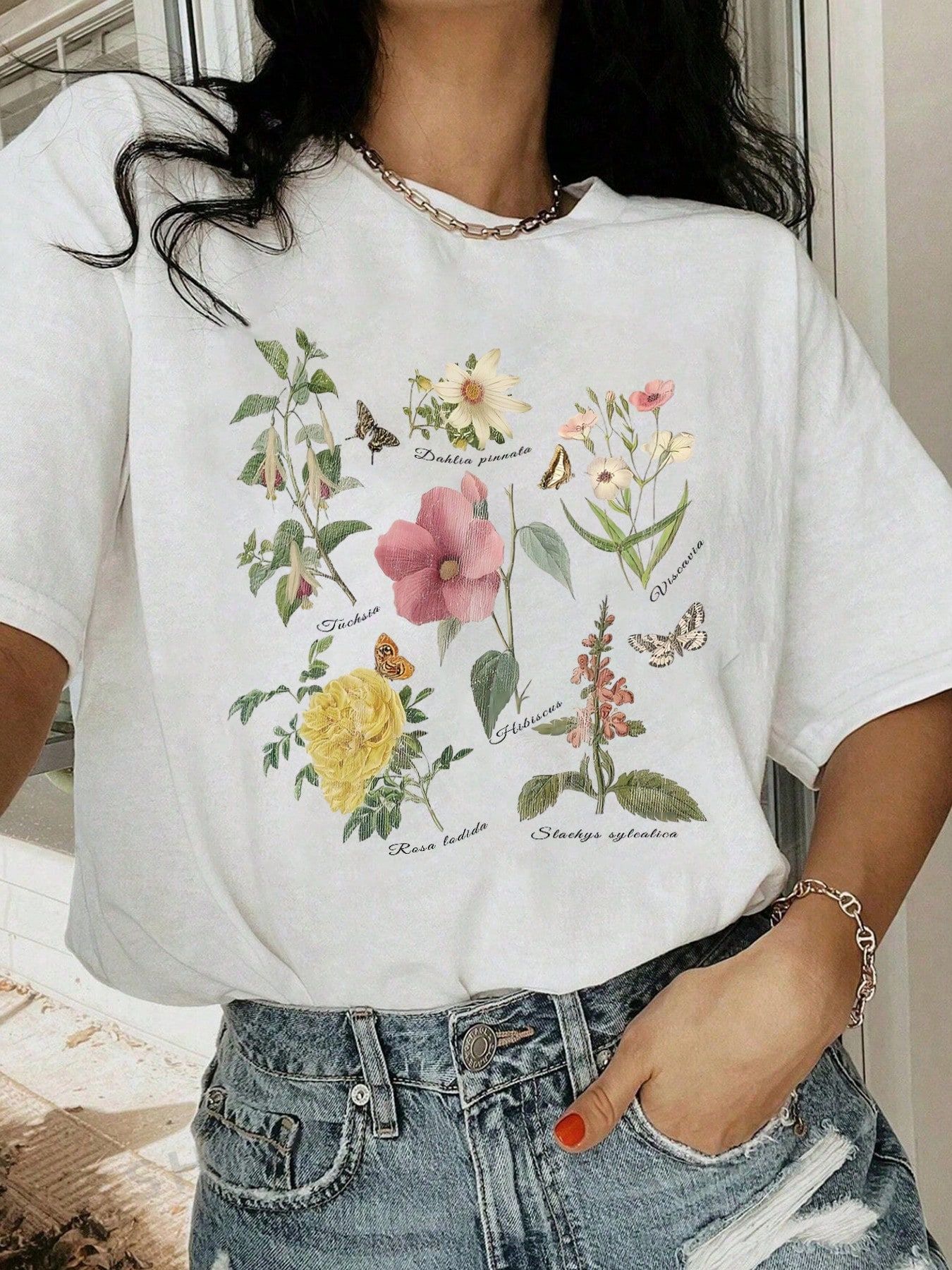 Shirt Ideas, Botanical shirt Flower  …