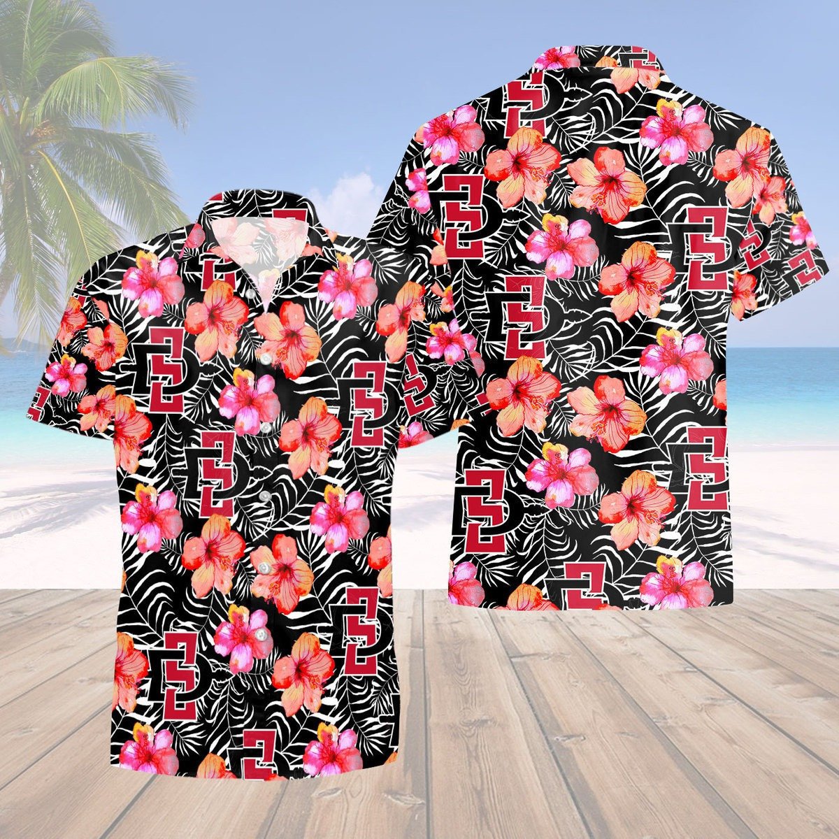 San Diego State Aztecs Men’S Basketball Summer Pattern Gift For Fans 3D Hawaiian Shirt