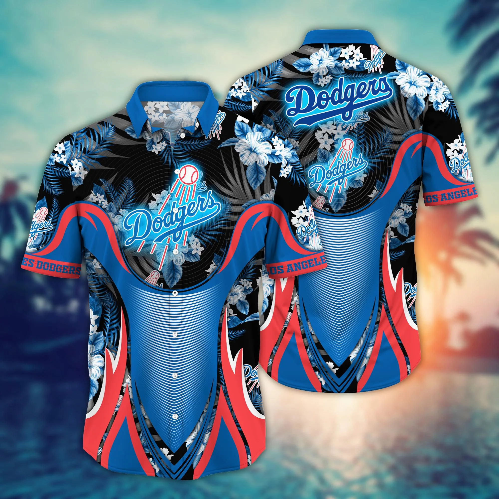 Los Angeles Dodgers Mlb Hawaiian Shirt Ice-Cold Drinks Club Match Shirts