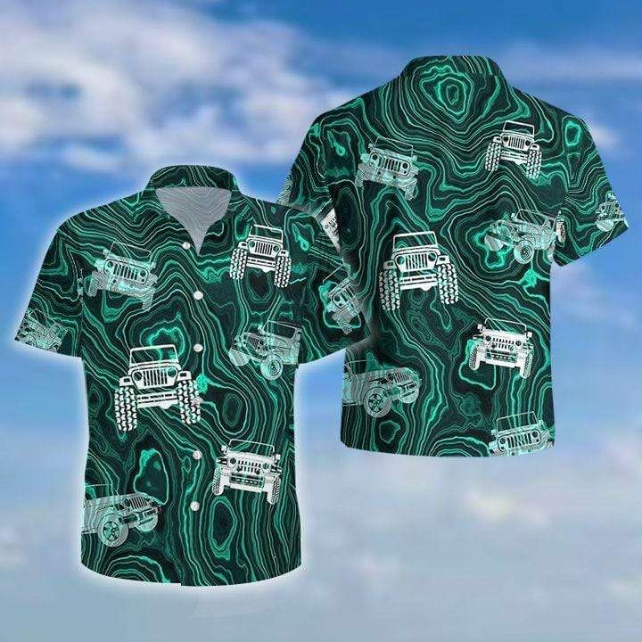 Green Virtual Pattern Jeep Unisex Ha &hellip;