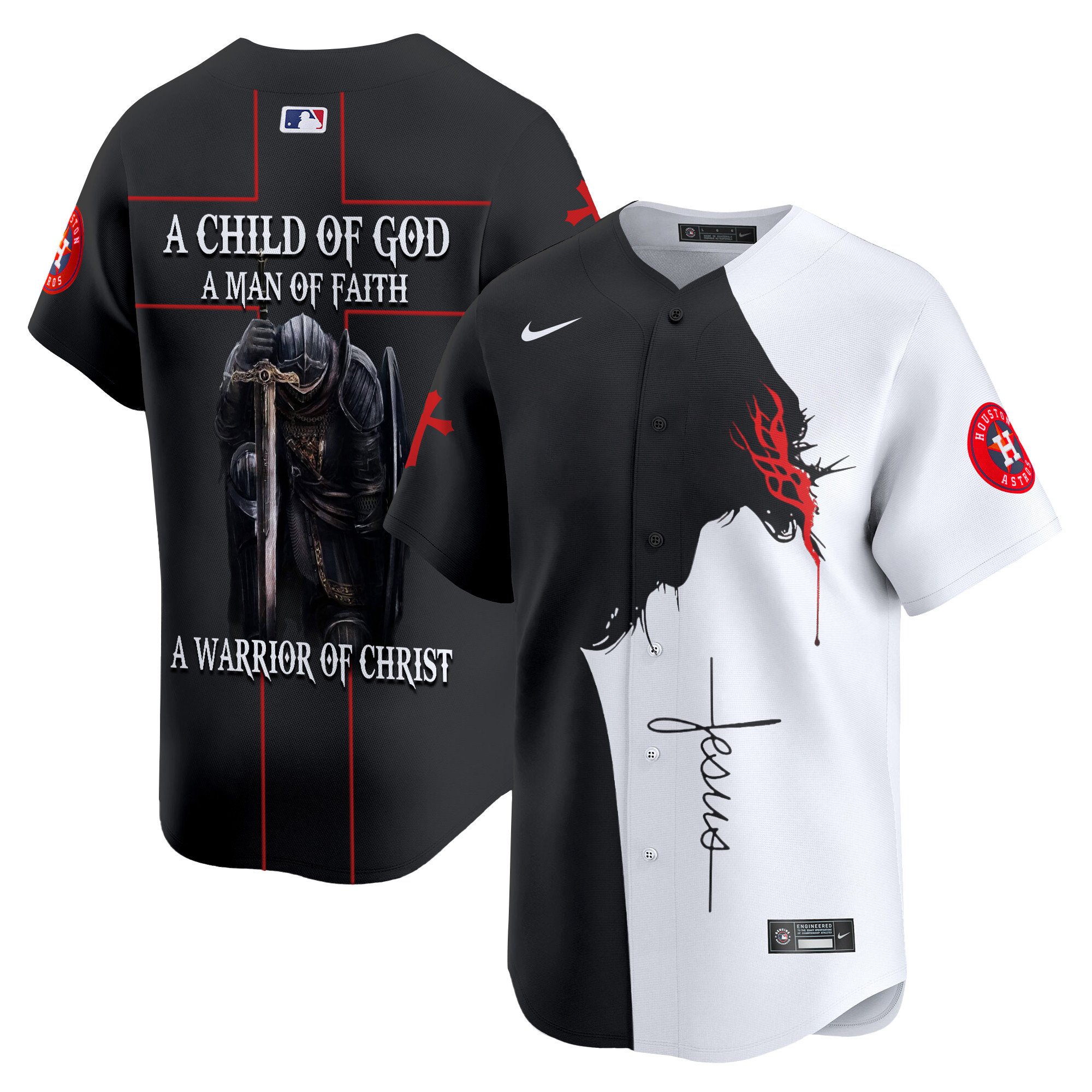 Astros A Child Of God Vapor Premier Limited Jersey – Printed