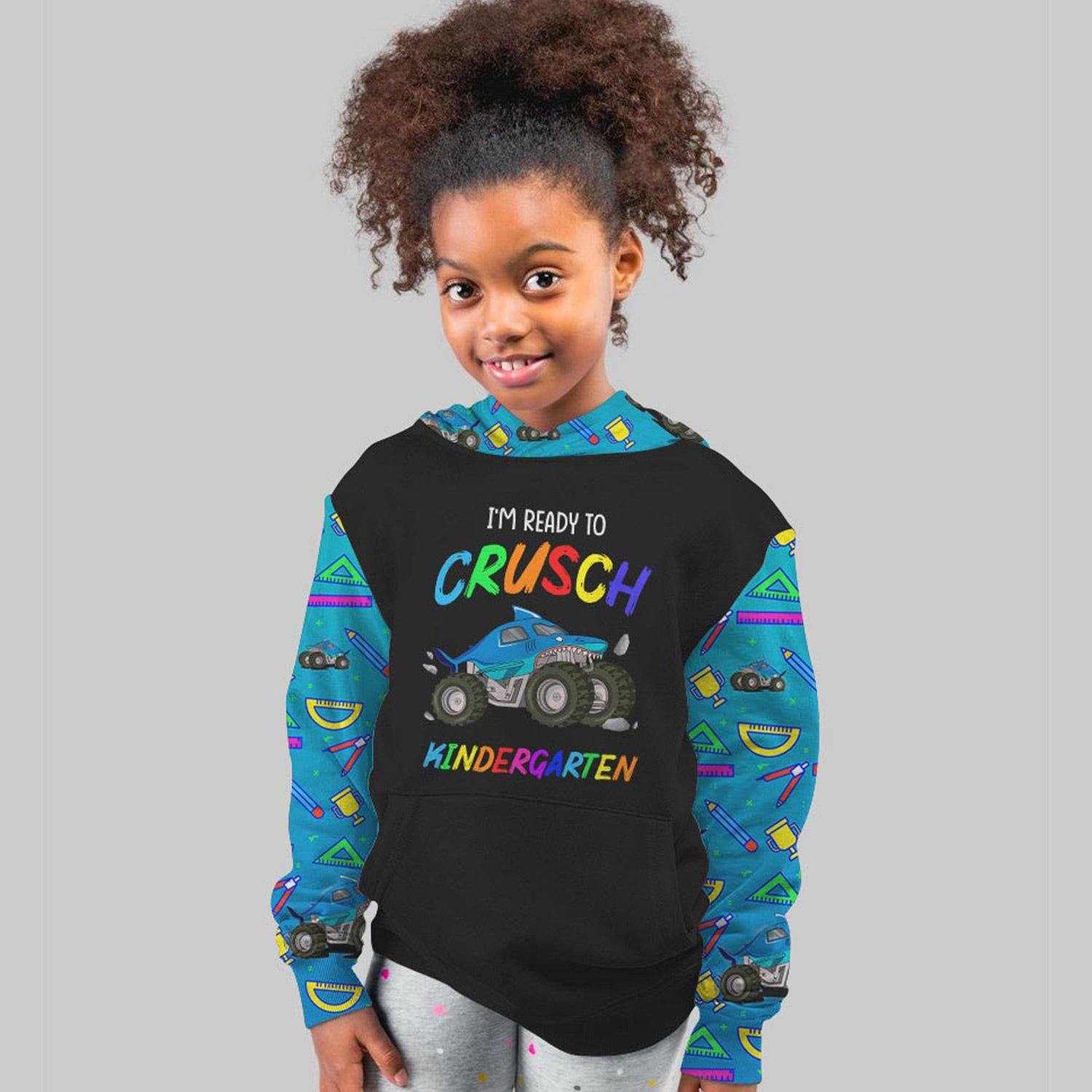 Back To School Season Aop Kids Hoodie Peckshirt