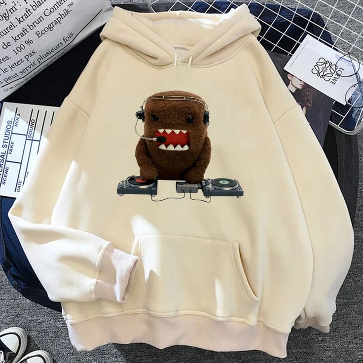 Domo hoodie winter graphic patterned &hellip;