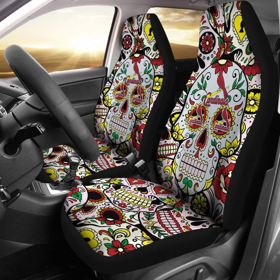 Party Skull St. Louis Cardinals Car Seat Covers CSC7964