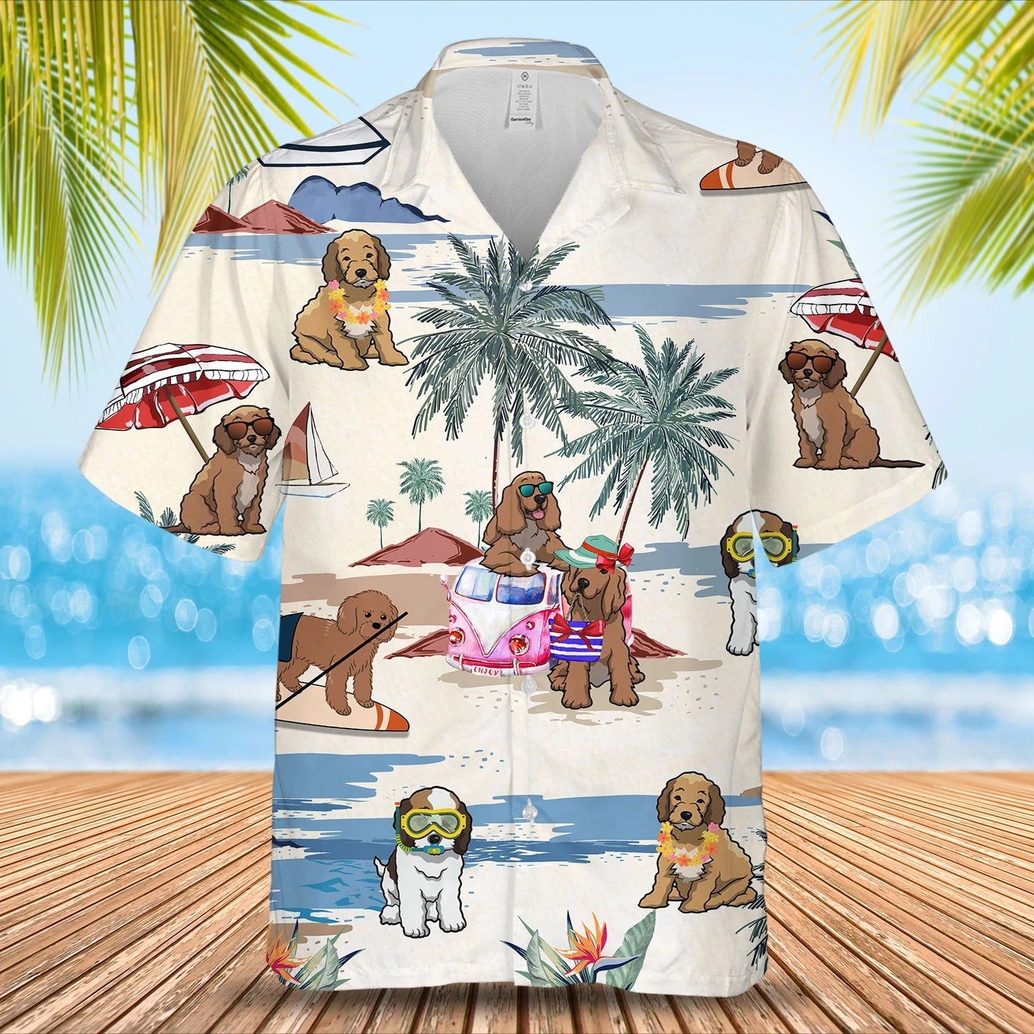 Cookapoo Summer Beach Hawaiian Shirt, Cool Dog Breed In Hawaiian Shirts For Dogs Lovers