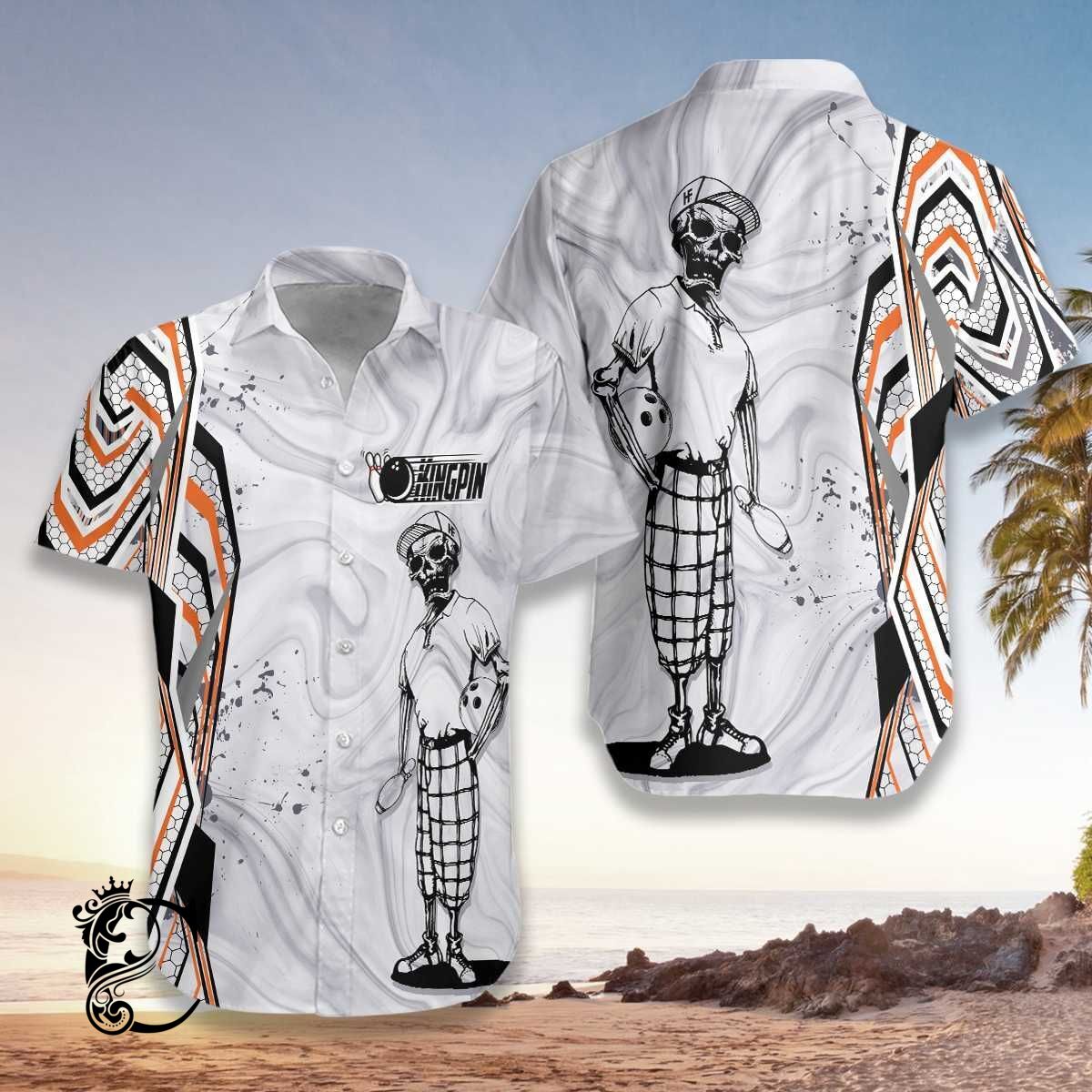 Kingpin Bowling Hawaiian Shirt, Shor &hellip;